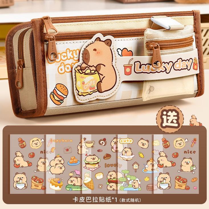 

Пенал Капибара 2025 Новый Для Девочек Начальной Школы Высококачественный Вместительный Бокс для Канцелярских Принадлежностей Девочки Ученицы Средней Школы