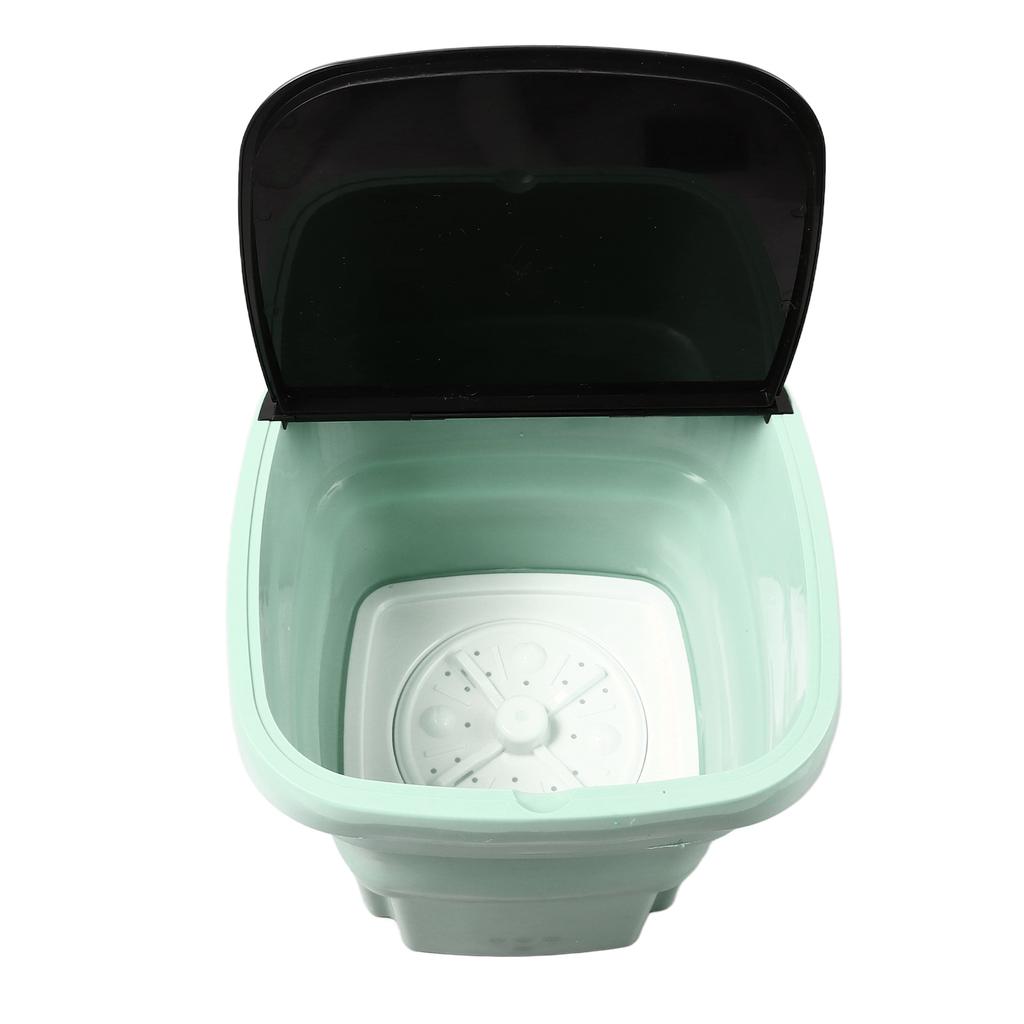 15L Large Capacity Portable Washing Machine Foldable Compact Mini Laundry Machine for Underwear