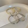 Fashion Exaggerated Double Layer Female Fancy Earrings Circle