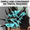 25Pcs Hairdressing Salon Hair Perm Clips Hook Loop Hair Rollers  for Short Hair Perming