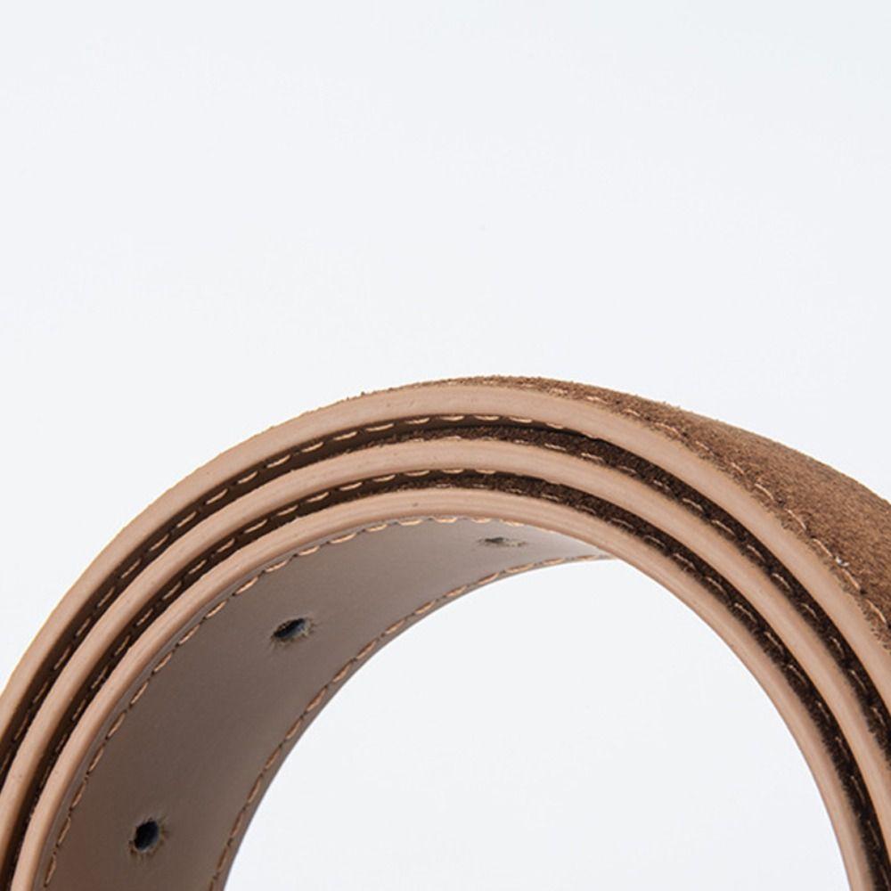 Luxus Design Mattiertes Rindsleder Gürtel Lässig Business Hüftgurt Mode Wildleder Gürtel Geschenke