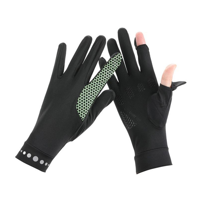 Non-slip Anti-UV Gloves Men Women Outdoor Sunscreen Driving Riding Fashion Gloves