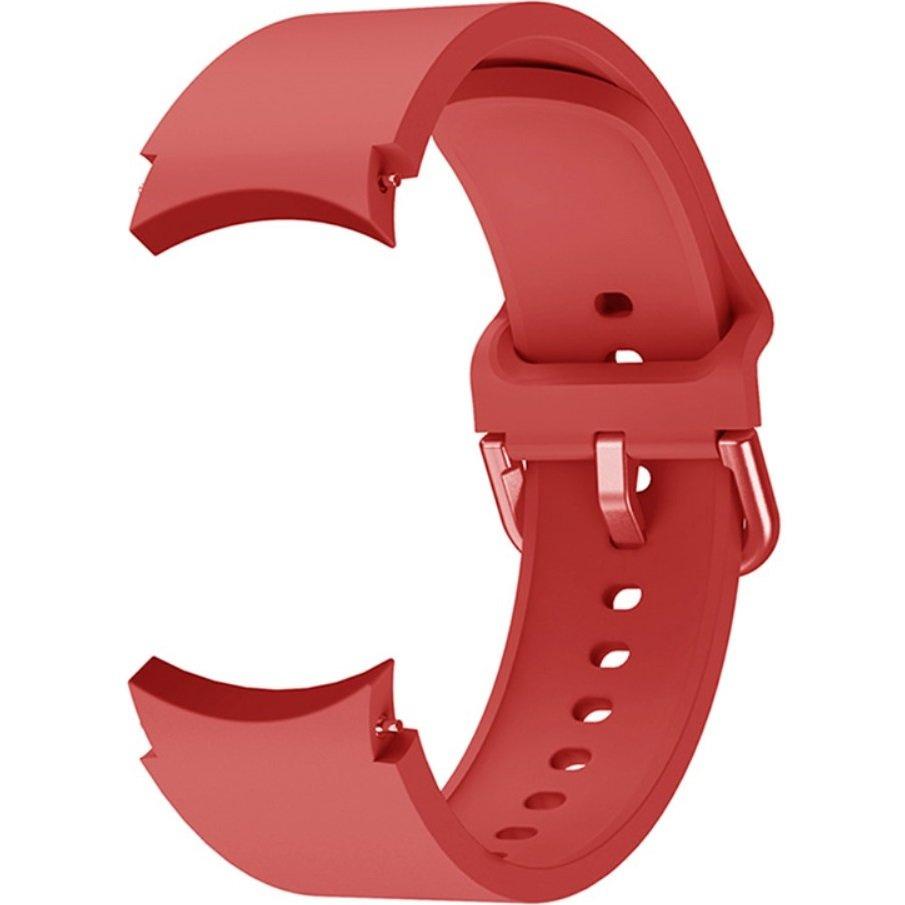 Silicone Strap for Samsung Galaxy Watch 4/5/6/7 40/42/43/44/45/46/47mm, Red