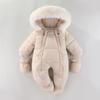 Winter Infant Baby Boys Girls Coat Warm Outwear Hooded Puffer Jacket Jumpsuit Fall Clothes