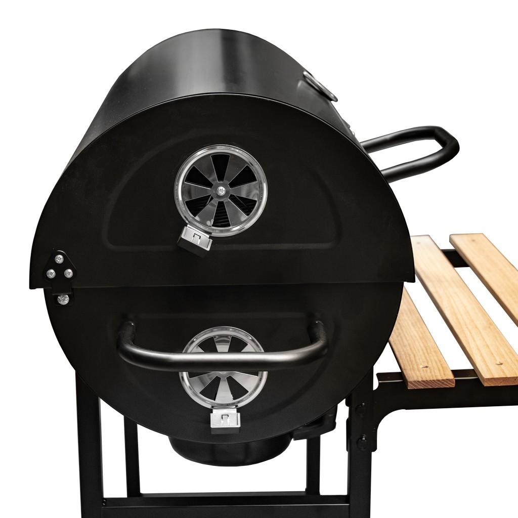 Grill Ogrodowy Węglowy BERGMANN Beczkowy 70x35 N