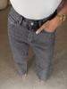 Jeans Dritti a Vita Alta da Donna con Strass su Tutta la Superficie Denim Lavato ad Alta Elasticità Pantaloni Larghi Lunghi Streetwear di Lusso S-3XL