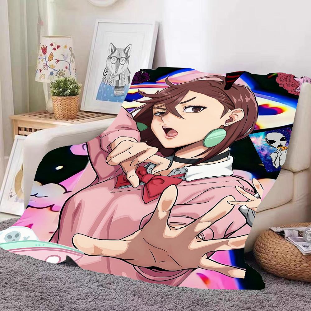 Bilibili Anime Dandadan Blanket Design Lightweight  For Dorms, Naps, Living Room, Office,Sofa,All-Season