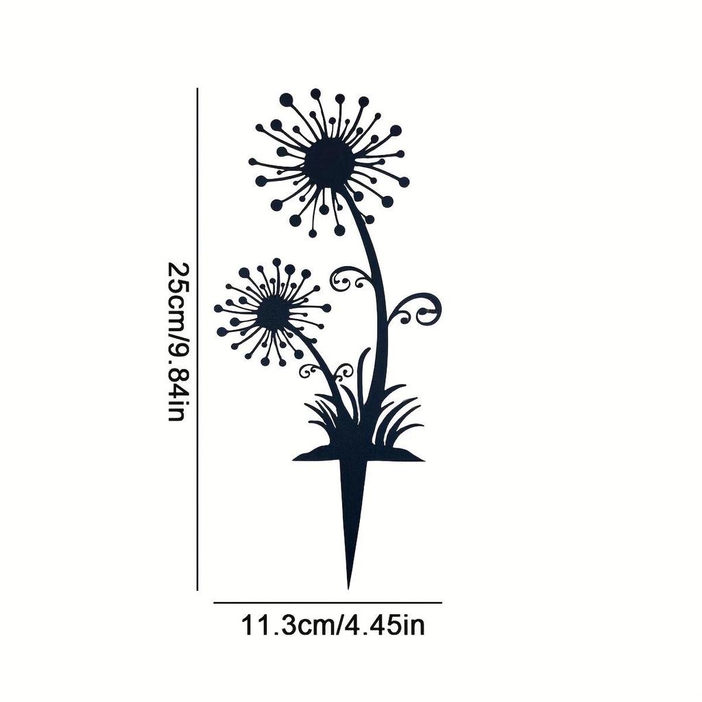 Cross Metal Ground Insert Sign for Garden Decoration