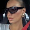 New UV400 One-piece Cycling Sunglasses Women Sports Outdoor Photography Neutral Street Sunscreen Glasses
