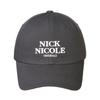 NICK&NICOLE MINI ORIGINALS NICOLE BALL cap_CHARCOAL White