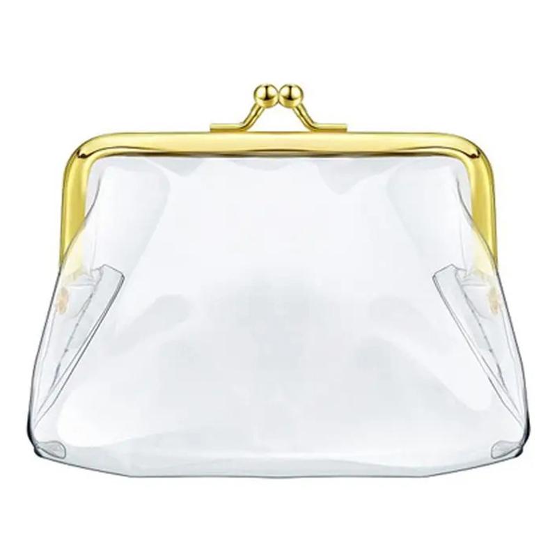 Mini Money Bags Bus Card Iron Mouth Clip Credit Id Card Small  Holder Transparent Coin Purse Change Purse