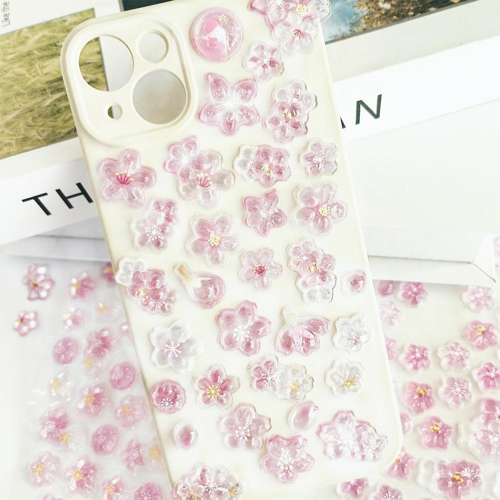 2026 New Model Drop Stickers Not Hollow 3D Set and Delicate Miskepaa Glossy Pop Reward Stickers Smartphone Stickers For Fandom Craft Supplies Cherry