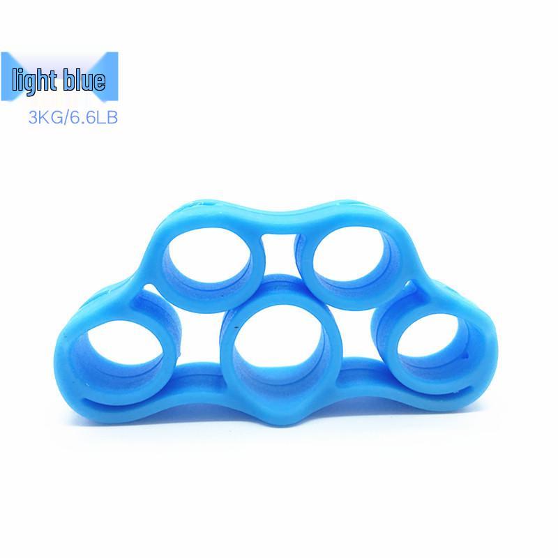 Silicone Finger Resistance Band & Grip Ball Set - Finger Exerciser & Trainer