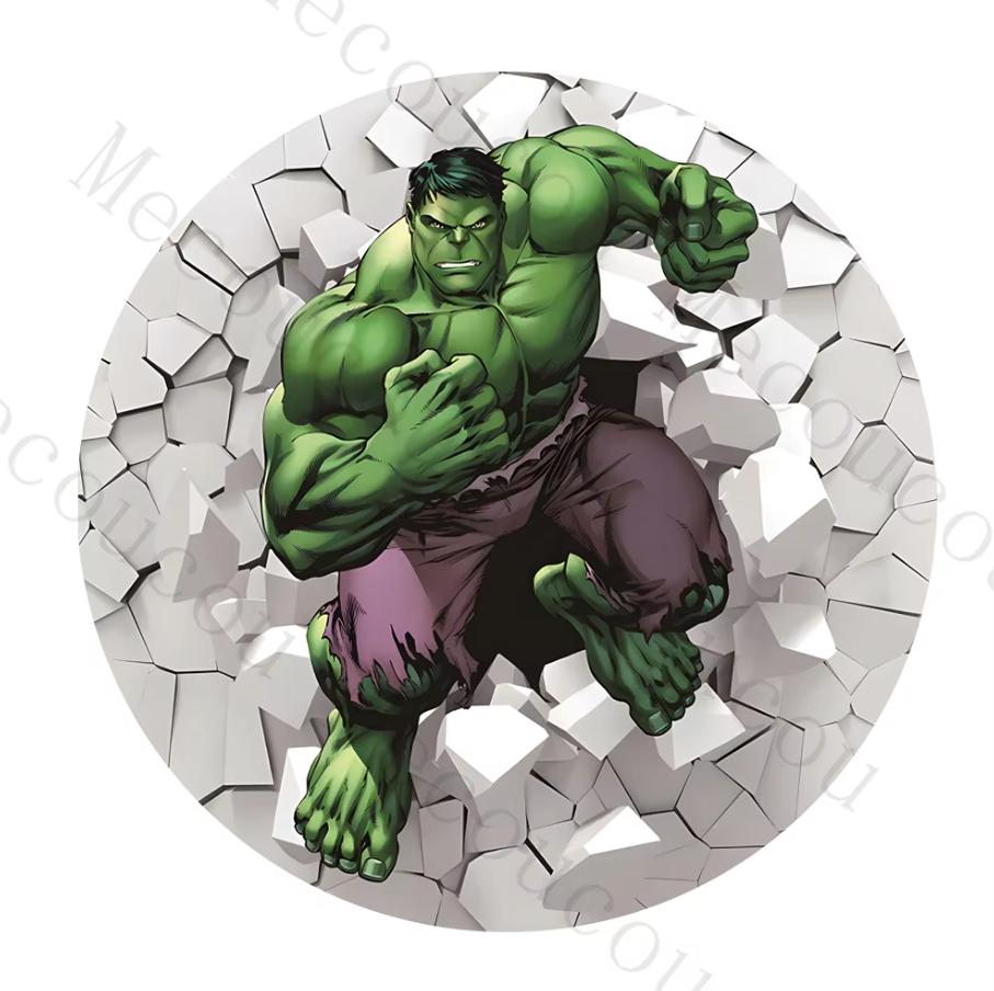 BEPAN Hulk theme round cylinder background