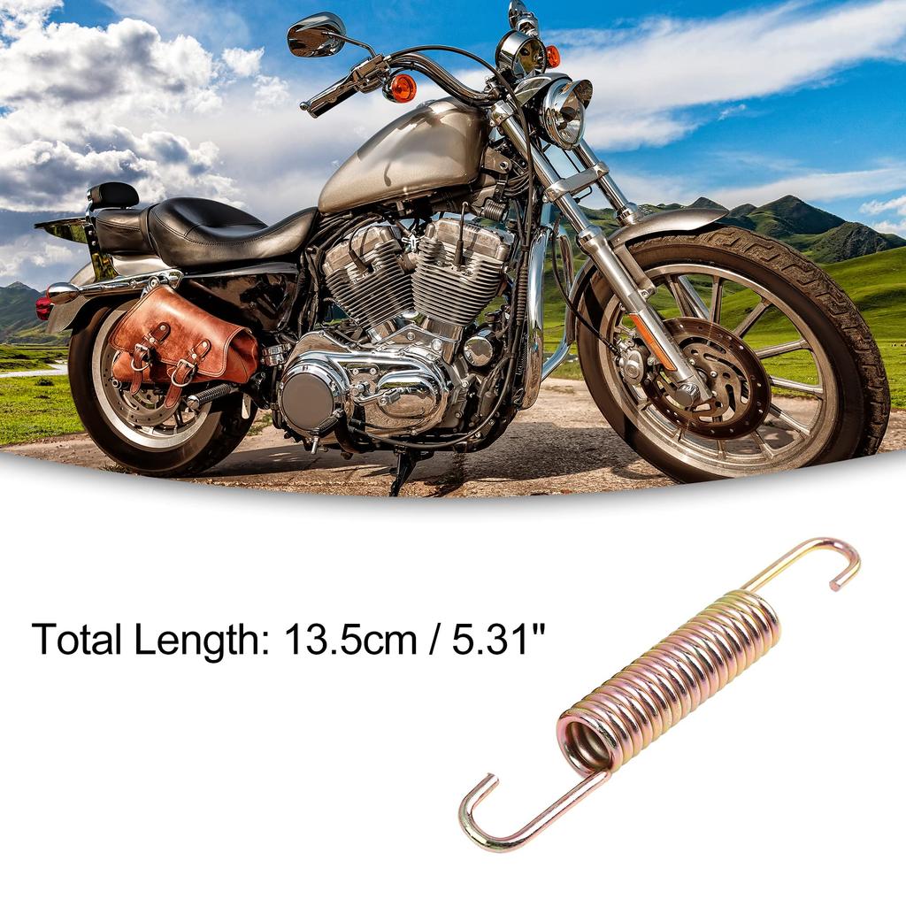 ACROPIX Motorcycle Kickstand Side Stand Return Spring Compatible with BM Compatible with 150 Bronze Tone 1pcs