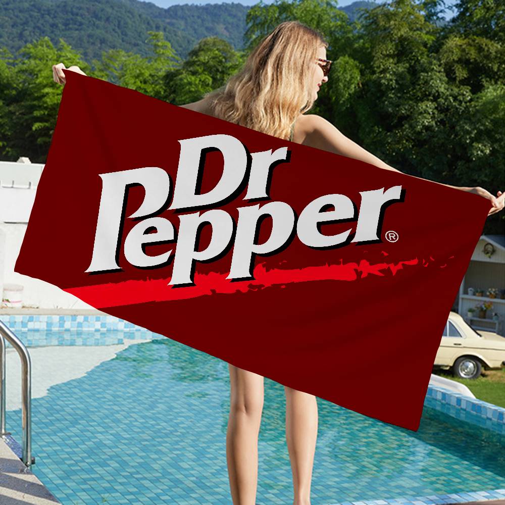 D-Dr P-PepperS Serviette de Bain Microfibre Douce Absorbante Respirante Pour Fille Enfants Décorative Dessin Animé Serviette de Plage