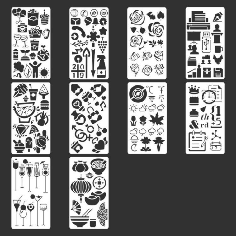 

Art Journal Stencils Versatiled Border Design Template For Classroom Activities Home Crafts And Creative Projects