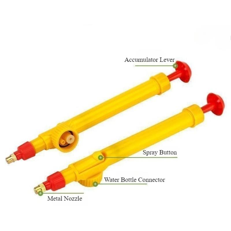 1PC Random ColorHigh Pressure Air Pump Manual Sprayer Adjustable Drink Bottle Spray Garden Watering Tool Garden Sprayer