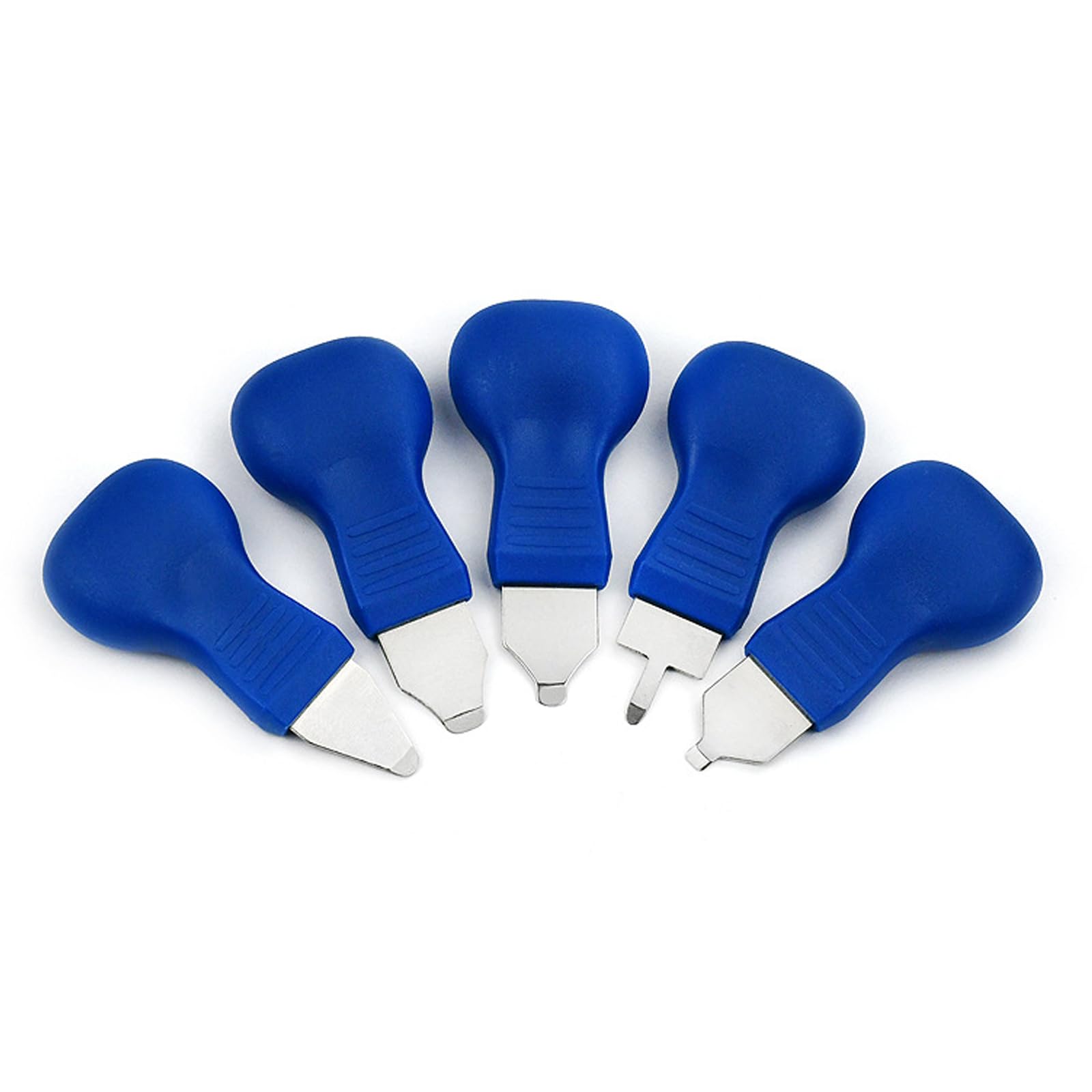 Инструмент для замены часов, Открывалка для часов, Инструмент для вскрытия корпуса часов, Инструмент для замены задней крышки часов (Набор из 5 шт., Синий)