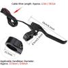 Alomejor 1 Pair Electric Brake Lever Durable E Bike Bicycle Electric Brake Lever Bicycle V Brake for Cycling Bikes with 22.5mm Handlebar