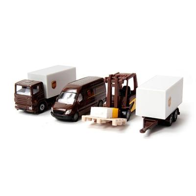 Siku UPS Lojistik Araç Döküm Seti SK6324, Karışık Renkler, popüler Kore oyuncakları, popüler Kore oyuncakları