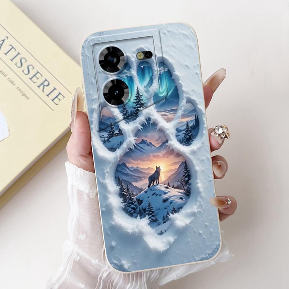 Fashion Painting Phone Case For Tecno Pova 5 Pro Pova5 LH7n LH8n Soft Silicone Shockproof Cover For POVA 5 5Pro Cases Bumpers