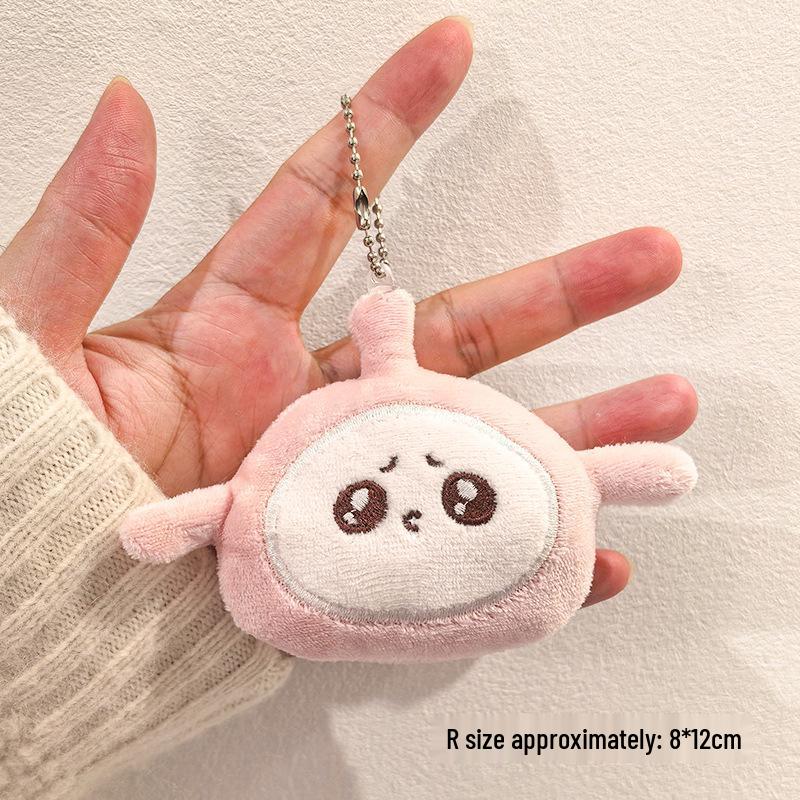 Year of the Sheep Lamb Keychain: Cute Plush Pendant for Students' Bags