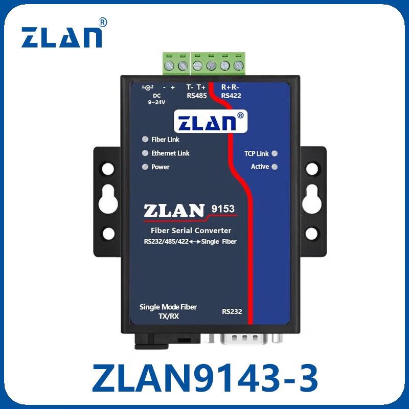 ZLAN Industrial Serial to Fiber Optic Converter