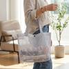 Lightweight Mesh Beach Bag Large Capacity Shoulder Handbag Toiletries Organizer  Picnic