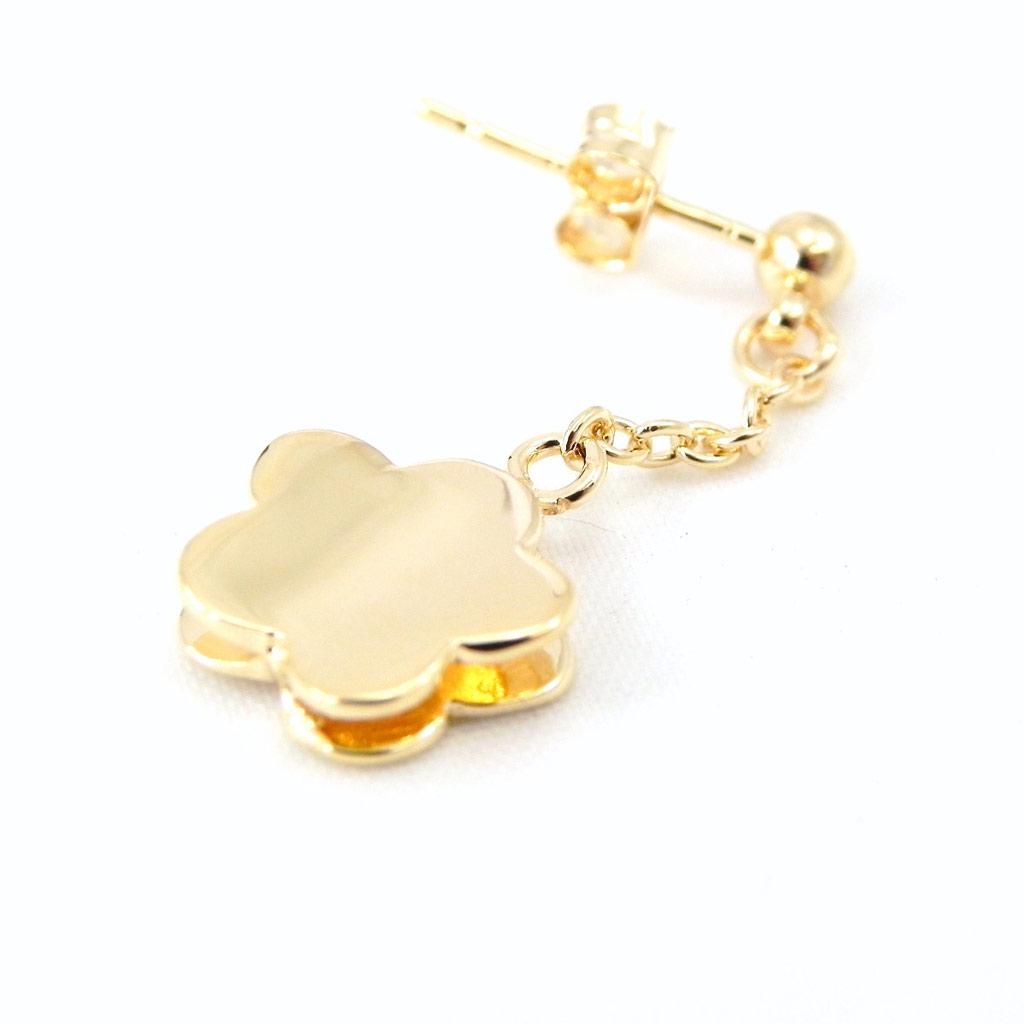 Les Trésors De Lily [G9435] - Gold Plated 'Flora' Earrings