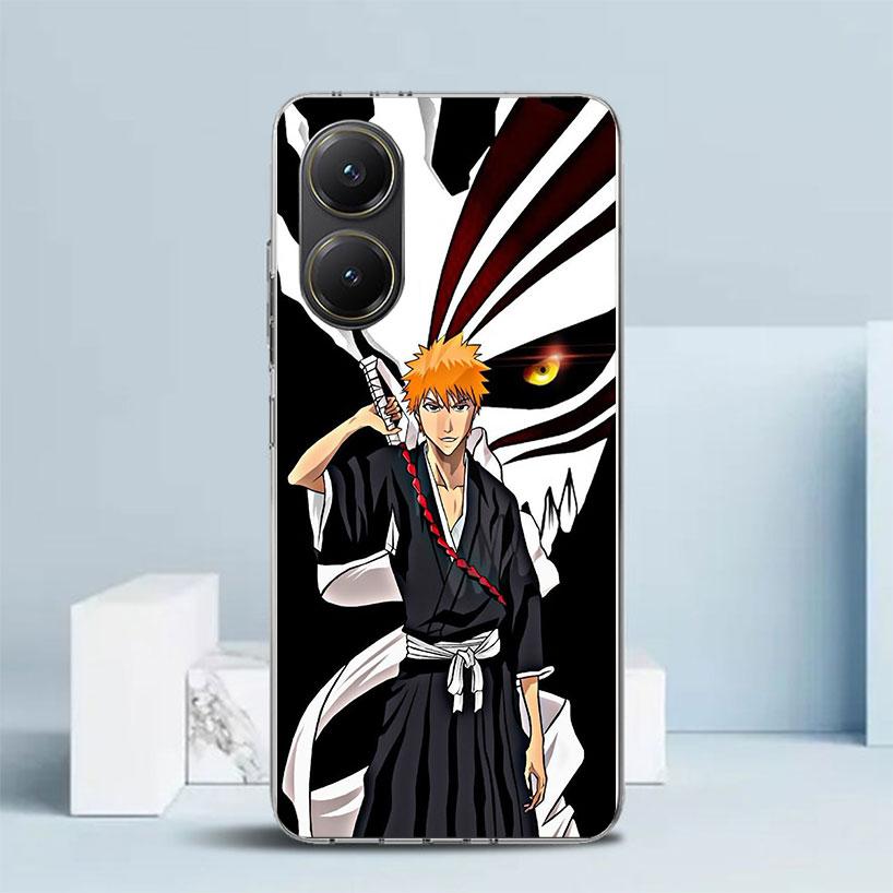 Kurosaki Ichigo Bleach Phone Case For Xiaomi Poco F7 Ultra X5 X6 X7 Pro M7 Redmi 15C 15 13C 13 12C 12 10C 10 10A 9 9C 9A 9T Cove