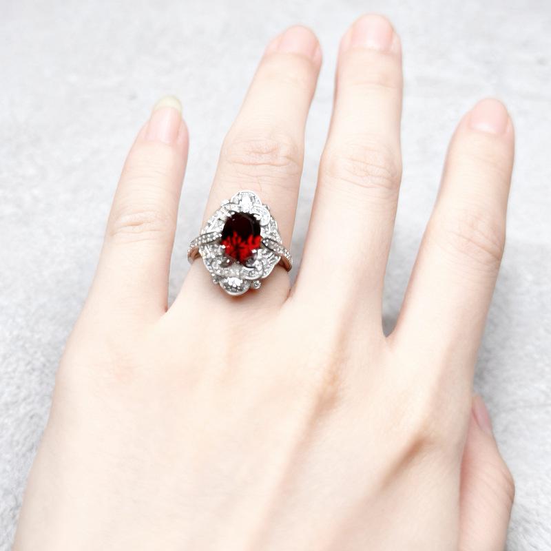 Eleganter Kristallring im Influencer-Stil - Verstellbarer Luxusschmuck