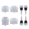 Crystals Gem Shape Resin Epoxy Molds for DIY Casting Crafts Making Wine Bottle Stopper Crystal Epoxy Silicone Mold