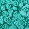 50/100/200Pcs 3.5cm PE Foam Rose Head Artificial Flower For Wedding Birthday Party Home Decor DIY Bear Rose Valentines Day Gifts