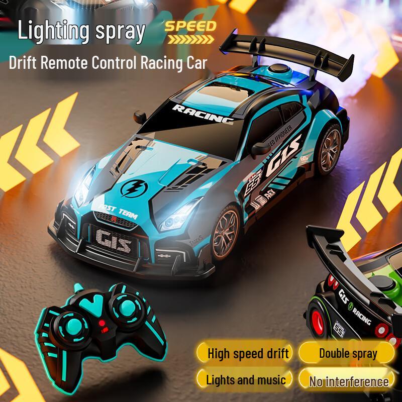 TEMI RC High-Speed Drift Spray Racing Car