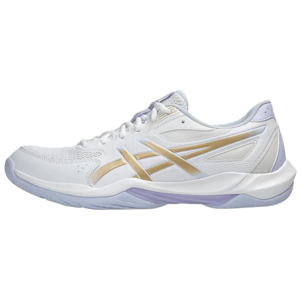 Asics Gel-Rocket 12 Versatile Comfortable Supportive Volleyball Shoes Unisex sneaker White Platinum 1073A080-102 44