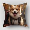 Cute Dog Throw Pillowcases Throw Pillow Cover for Living Room Bedroom Sofa Car Cushion Cover Pillowslip