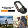 Compass Mountaineering Buckle Compass with Carabiners Hook Mini Compass  Hiking