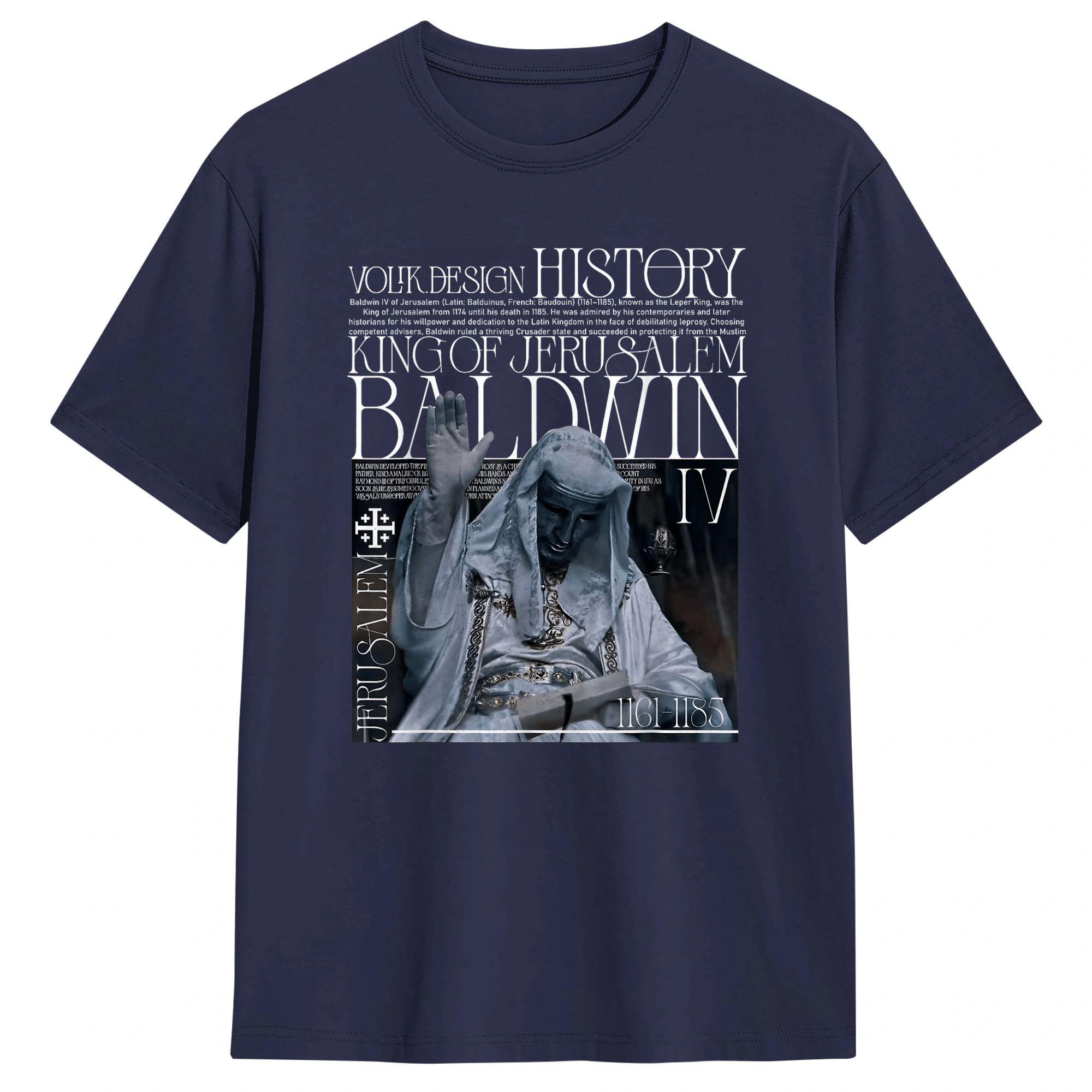 

Sliver Mask King Baldwin IV Meme T Shirt Beach Harajuku TShirts Unisex Cotton O Neck Plus Size XL Tees ShortSleeve Tshirt 4XL