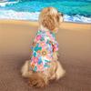 Girl Cats Shirt Costume Apparel Beach Dress Floral Shirt for Puppy Dog and Cats Floral Dress Photo Props
