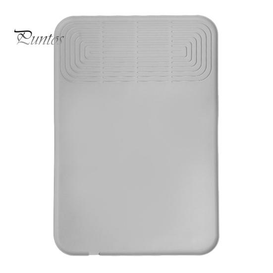 

Силиконовый кофейный коврик с противоскользящей ручкой, коврики для сушки посуды, водонепроницаемые, термостойкие, без бисфенола А, коврики для столешницы, аксессуары для бара с эспрессо-напитками серый