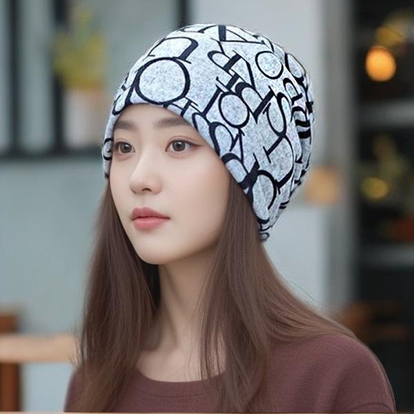 Vielseitige koreanische Damenhüte für Herbst/Winter: Kopftuch, Baotou, Pullover, Halstuch, Print, Flor und Ohrenschutz