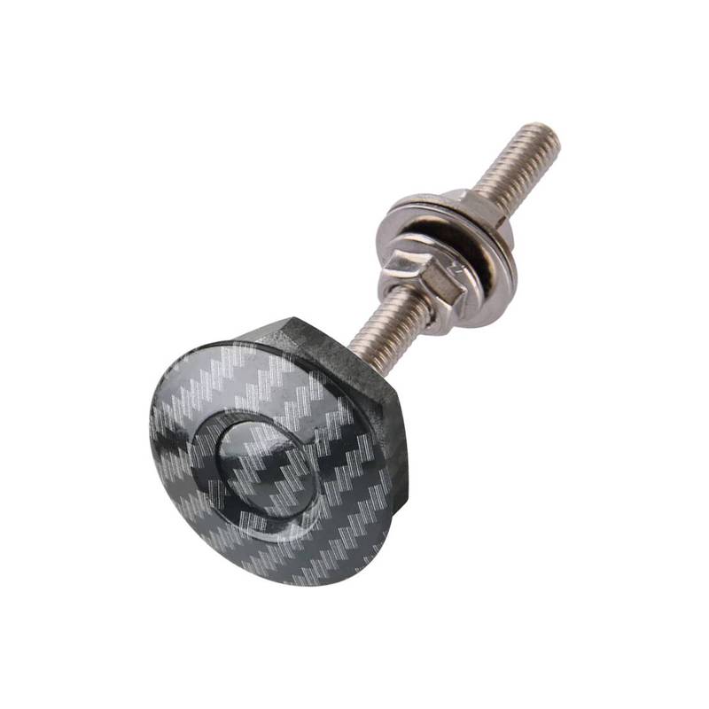 Carbon Fiber Texture Style 2pcs 30mm Car Push Button Quick Release Hood Bonnet Pins Lock Clip Bumper Latch Universal