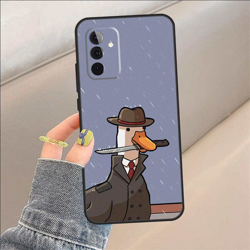 Cartoon Cute Goose Case For Samsung Galaxy A54 A14 A36 A16 A33 A56 A26 A15 A55 A53 A35 A22 A32 A52 A34 A05 A06