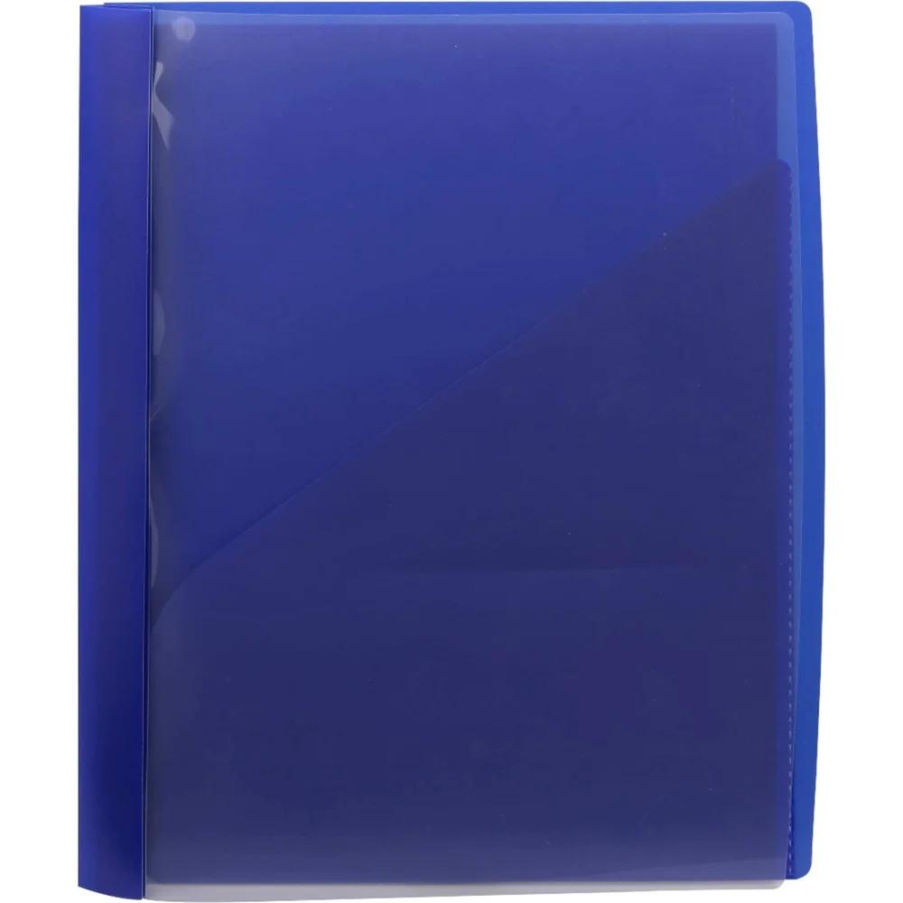 Durable Polypropylene Report Cover with Metal Fasteners Slash Pocket Holds 25 Sheets Moisture Resistant Tear Proof Presentation