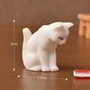Kawaii Mini Cat Ornaments Cat Family Decor Figurines Garden Cat Statue Miniature Desktop Decor Micro Landscape Bonsai Accessorie