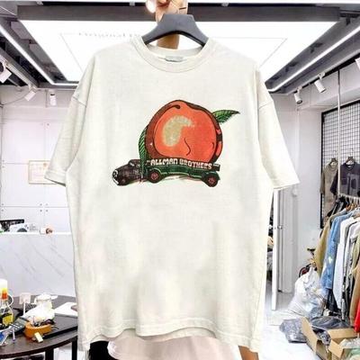 The Allman Brothers Band Eat A Peach Weißes Kurzarm Unisex T-Shirt KH14722 Unisex T-Shirt