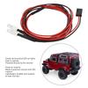 5pcs RC Car LED Light Universal High Brightness Red Light 5mm Lamp Beads 2 LED RC Light Kit for Traxxas for Hsp for Redcat