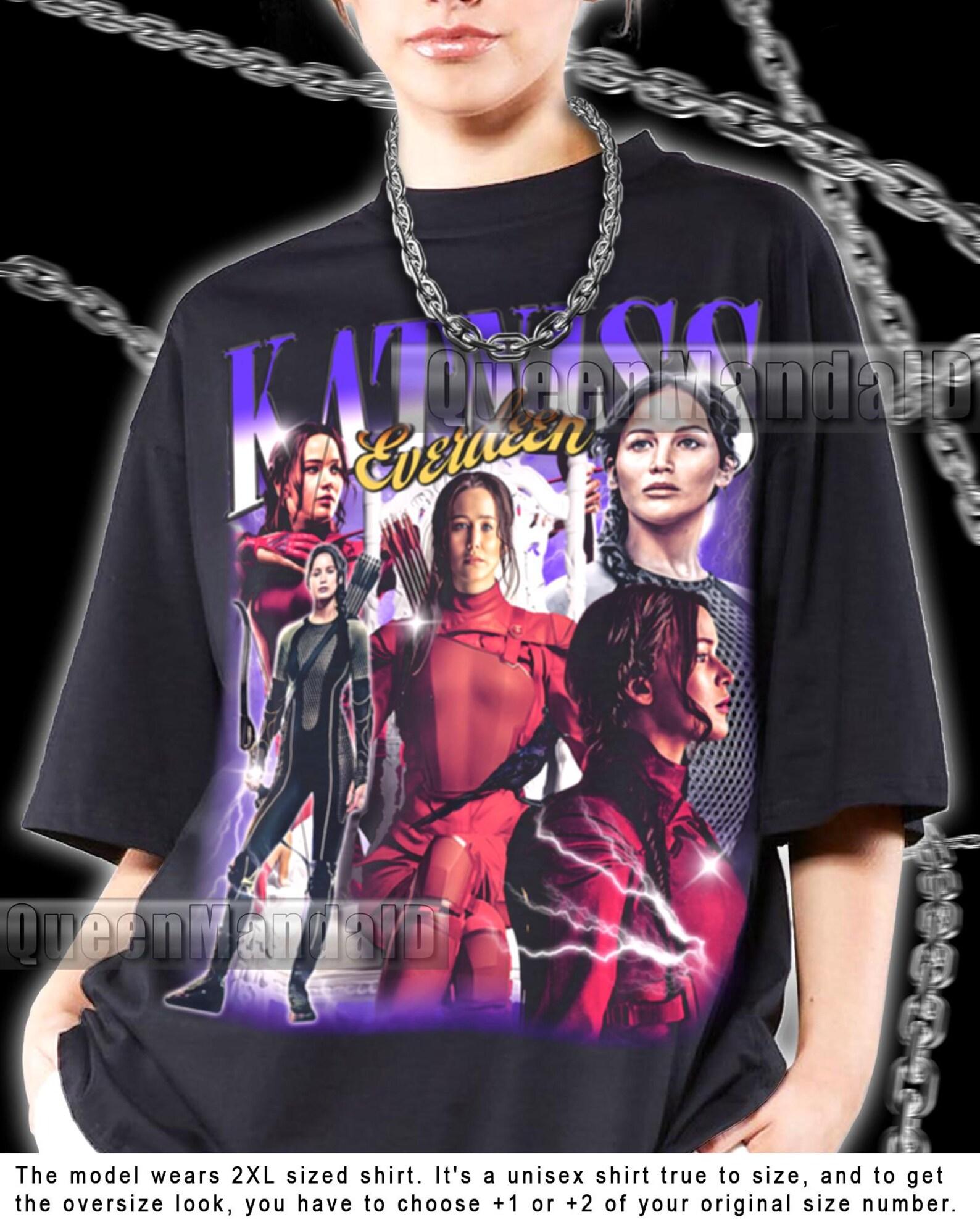 Katniss Everdeen Shirt Retro 90s Bootleg Movie Fan Tee Unisex Shirt R013 M