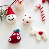 Christmas Festival Snowflake Pendant: Felt Gingerbread Cartoon Ornament